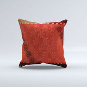 Vintage Turkish Kilim Cushion Cover 40x40 cm 16x16 in  Square Pillowcase 40958