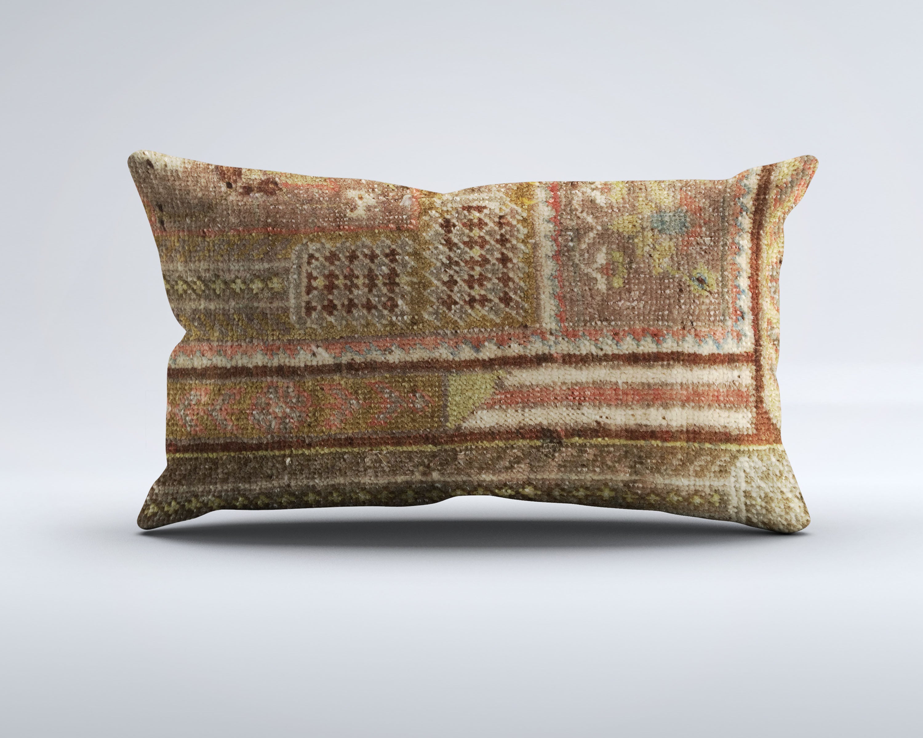 Handmade Carpet Cushion Cover Carpet Pillow 50x30 cm Turkish 35310