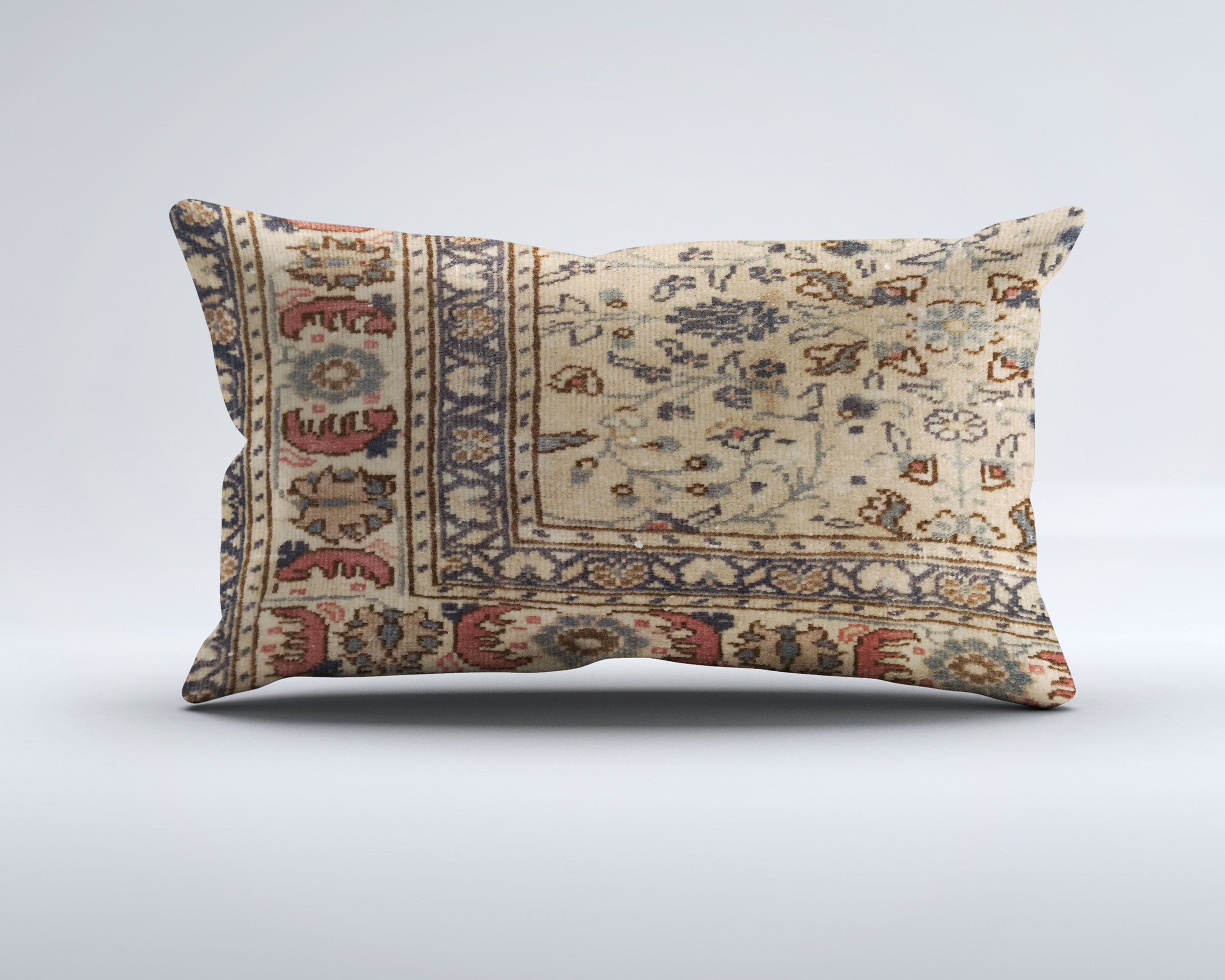 Handmade Carpet Cushion Cover Carpet Pillow 50x30 cm Turkish 35330