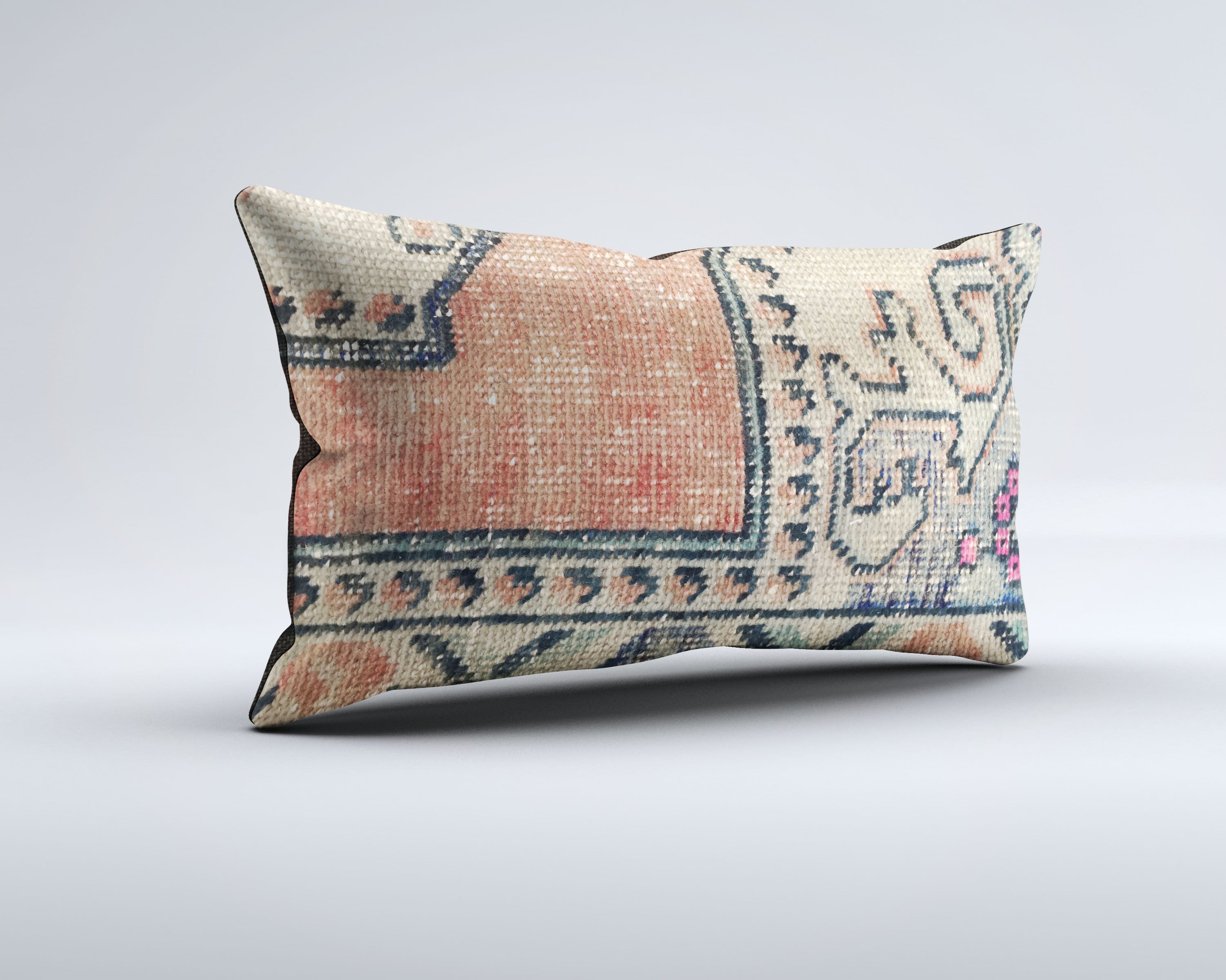 Handmade Carpet Cushion Cover Carpet Pillow 50x30 cm Turkish 35338