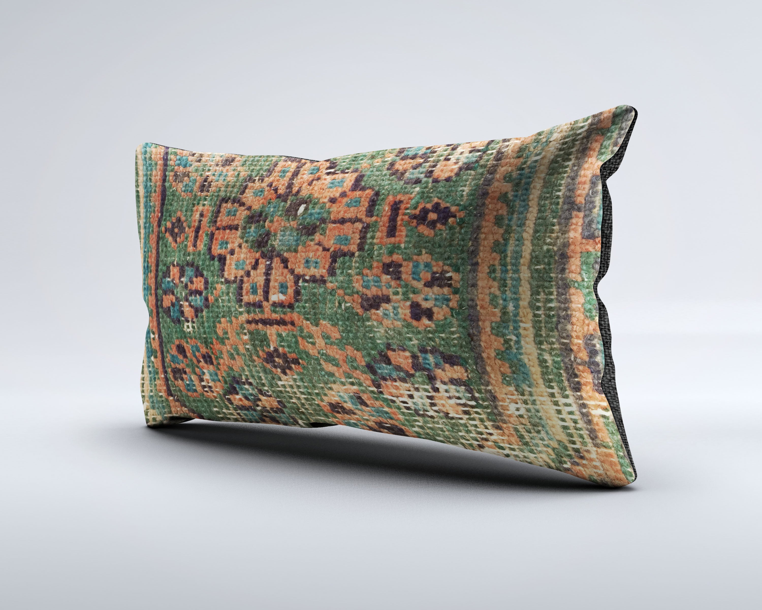 Handmade Carpet Cushion Cover Carpet Pillow 50x30 cm Turkish 35343