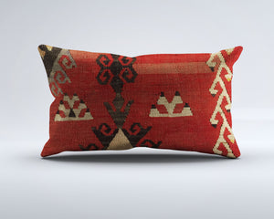 Vintage Turkish Kilim Cushion Cover, Pillowcase 30x50 cm 35360