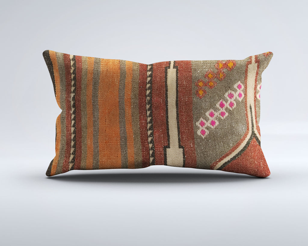 Vintage Turkish Kilim Cushion Cover, Pillowcase 30x50 cm 35362