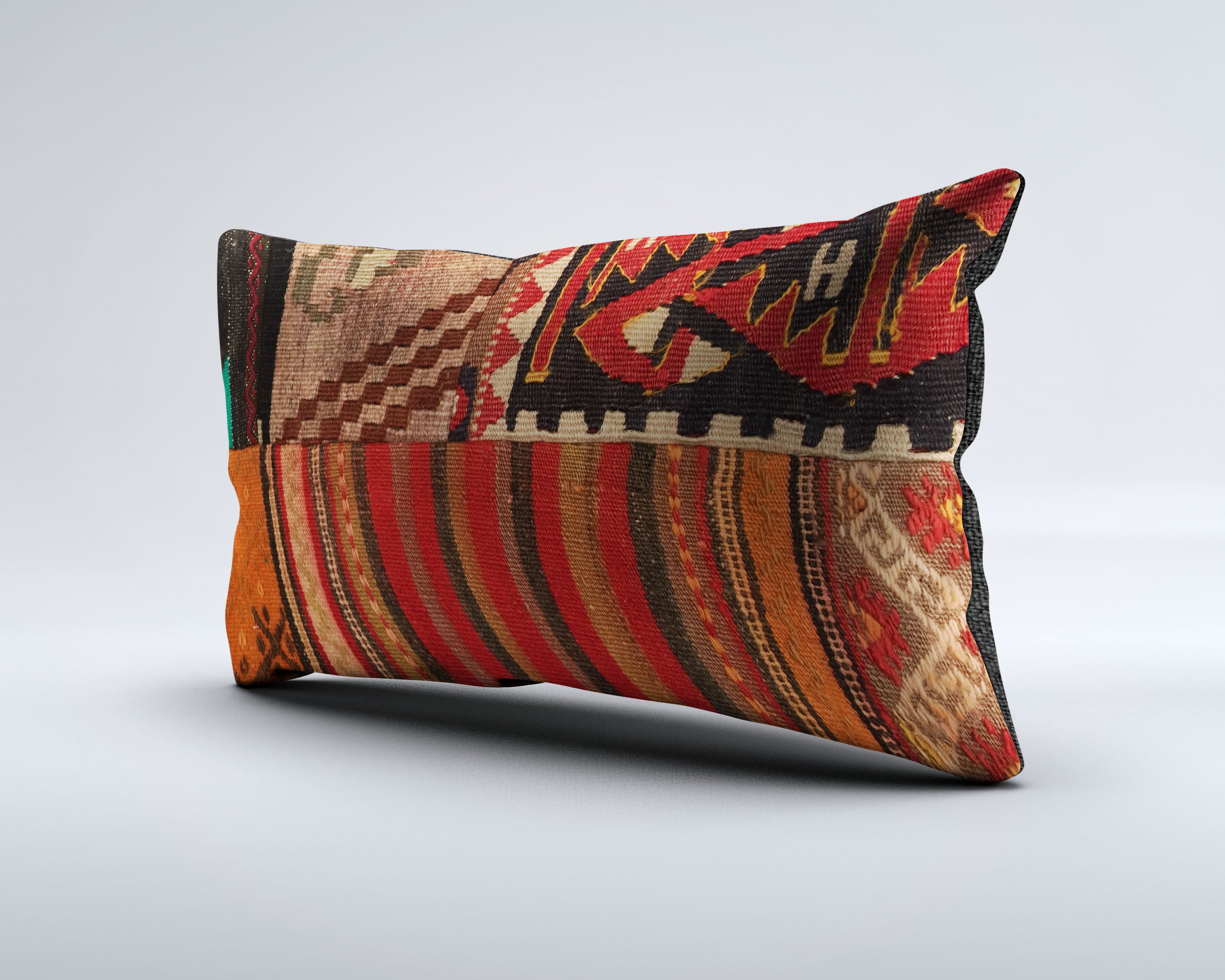Vintage Turkish Kilim Cushion Cover, Pillowcase 30x50 cm 35372