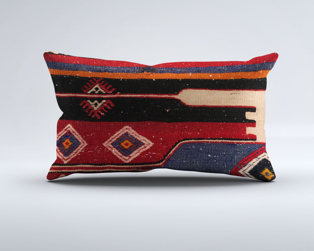 Vintage Turkish Kilim Cushion Cover, Pillowcase 30x50 cm 35375