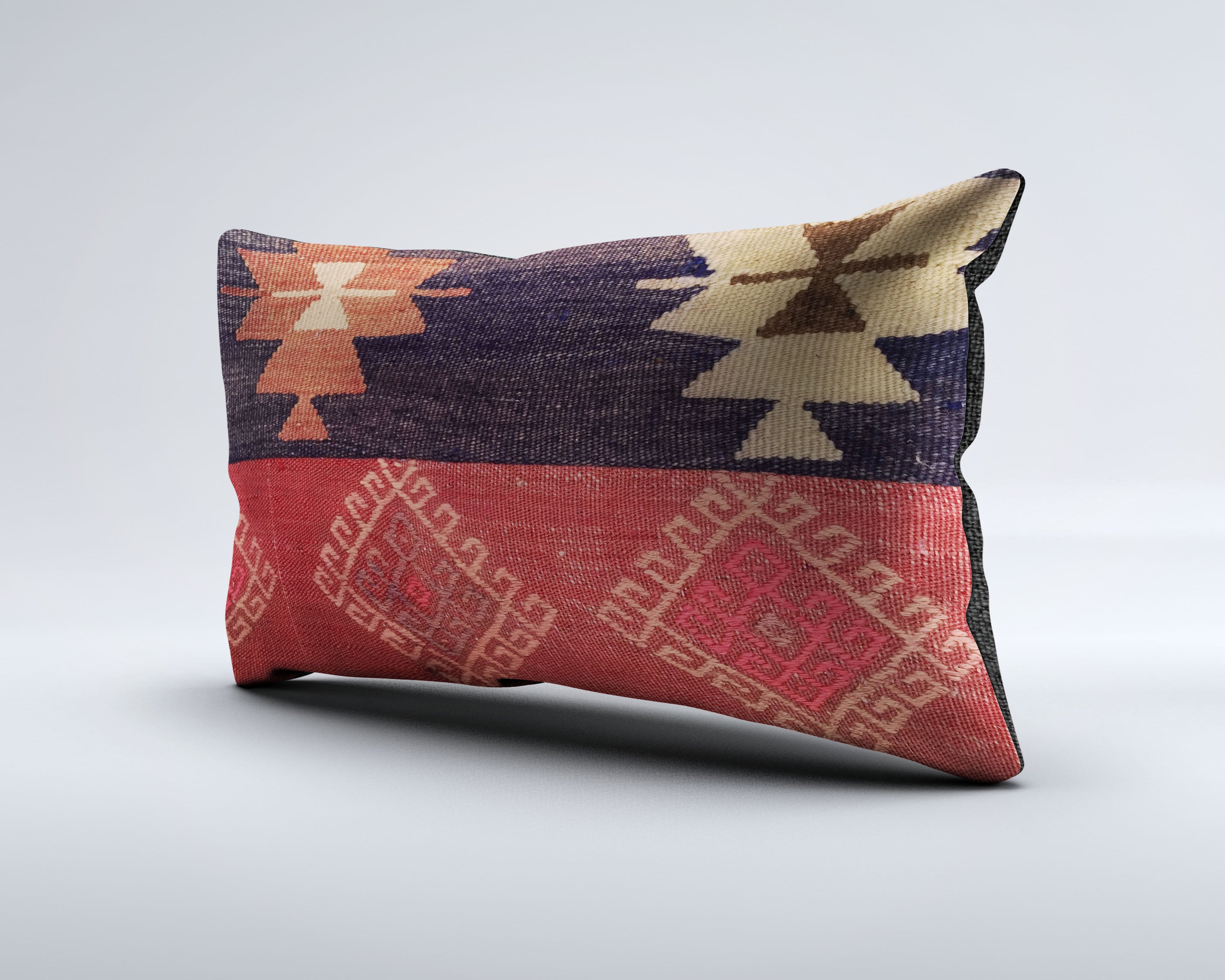 Vintage Turkish Kilim Cushion Cover, Pillowcase 30x50 cm 35388