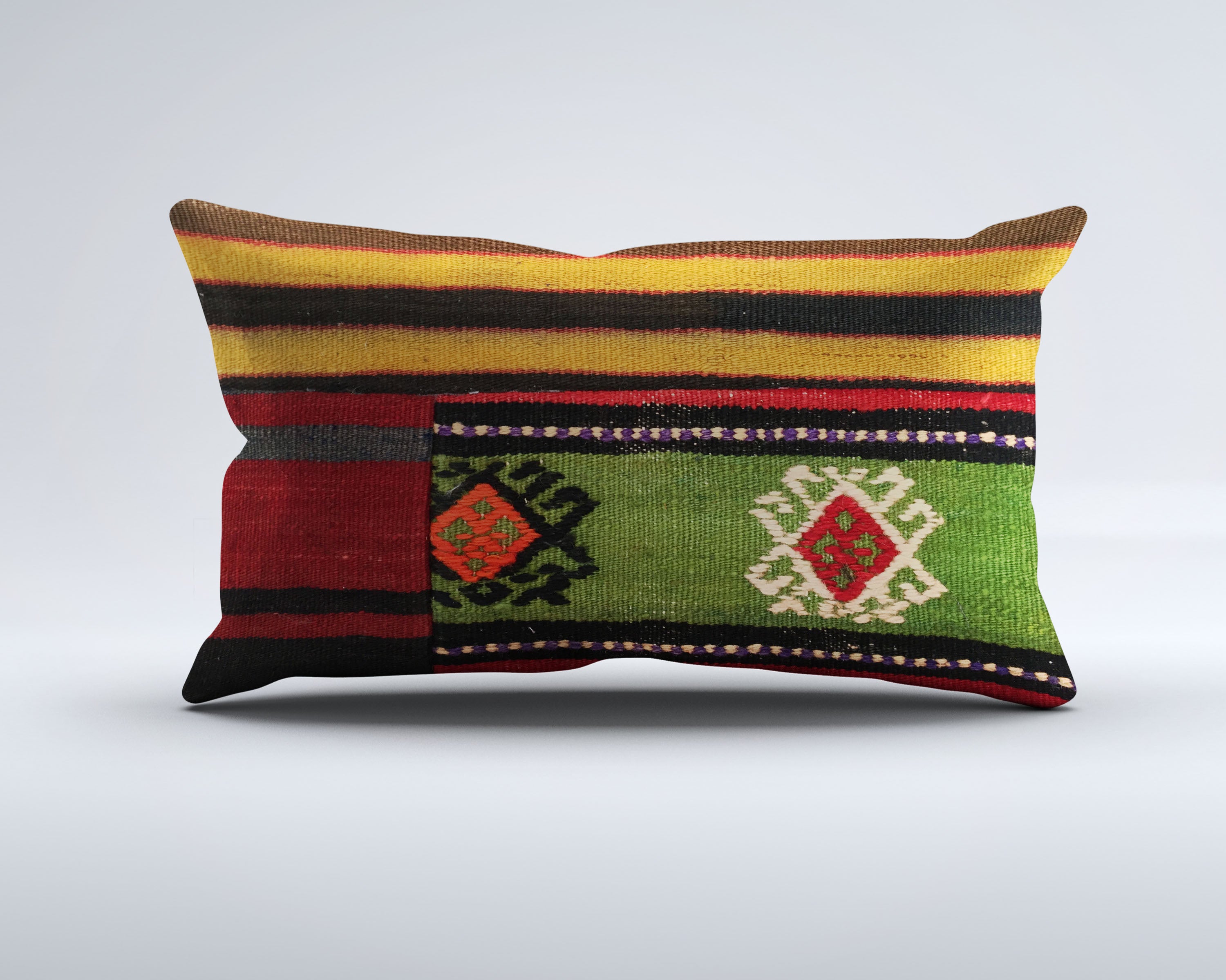 Vintage Turkish Kilim Cushion Cover, Pillowcase 30x50 cm 35389