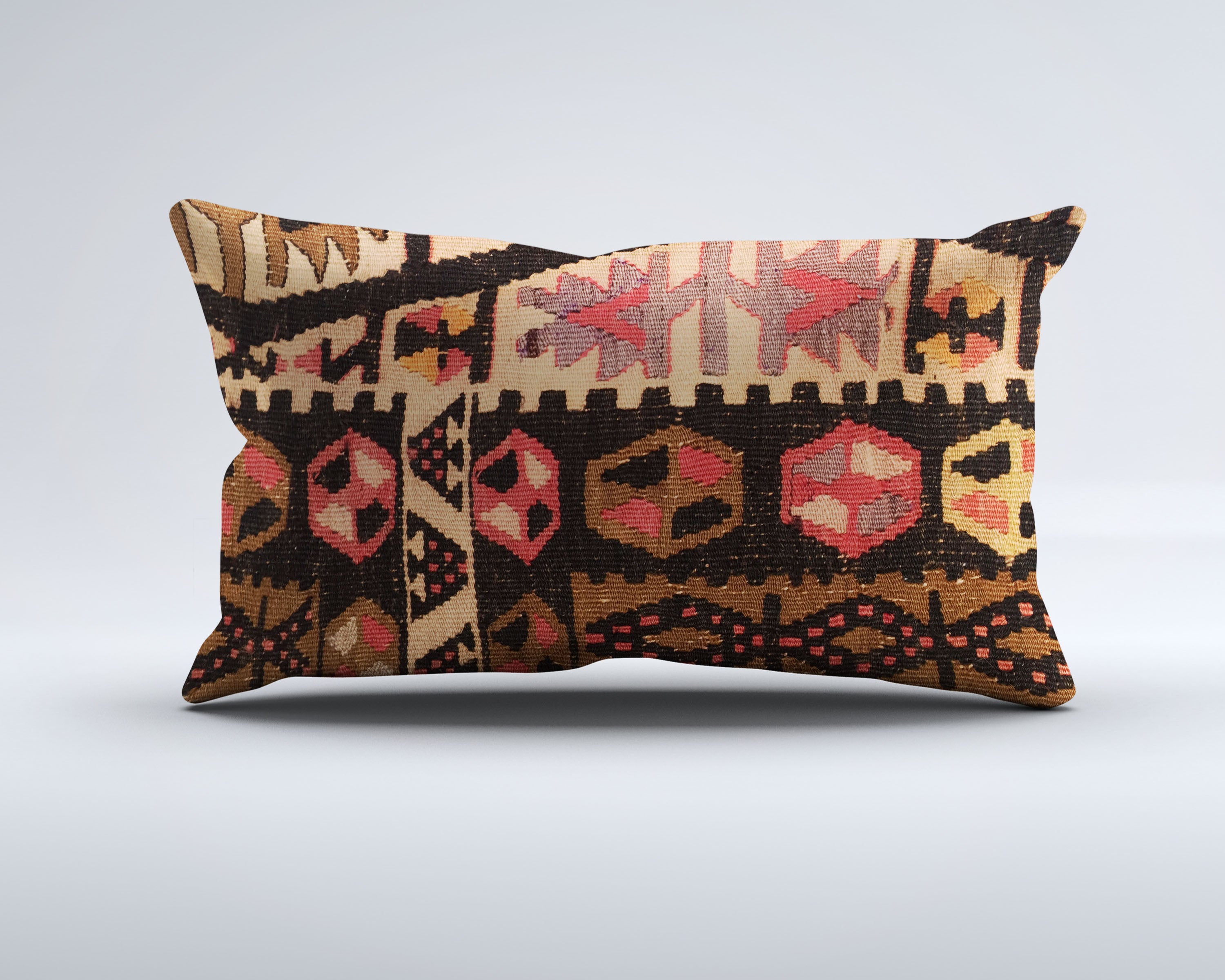 Vintage Turkish Kilim Cushion Cover, Pillowcase 30x50 cm 35390