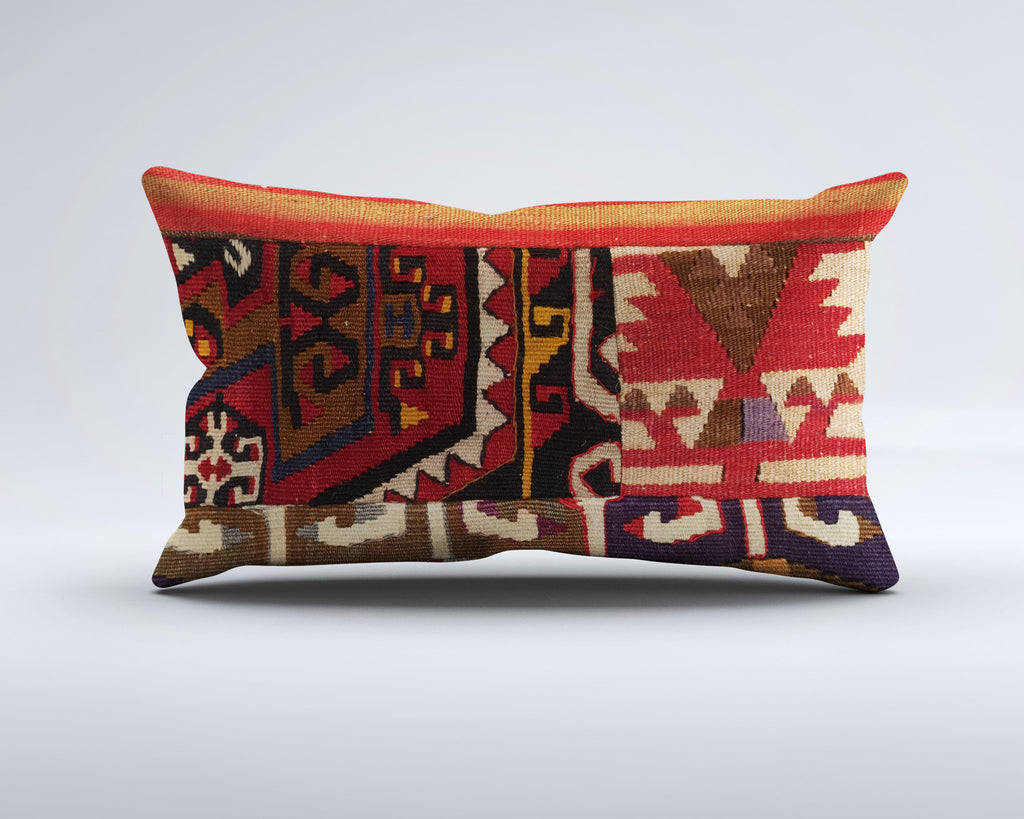 Vintage Turkish Kilim Cushion Cover, Pillowcase 30x50 cm 35391