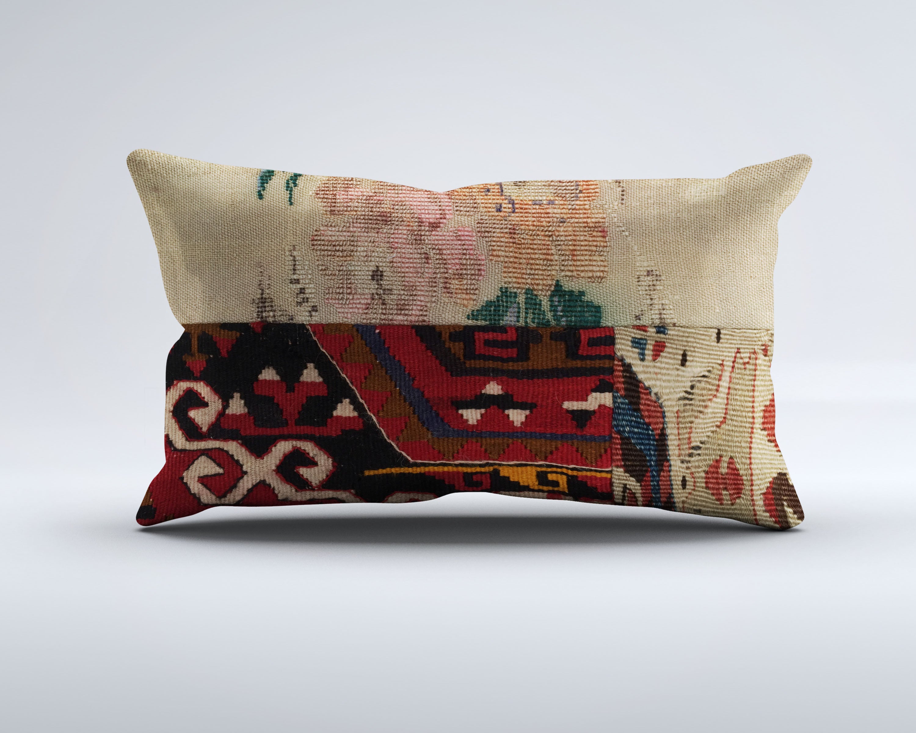 Vintage Turkish Kilim Cushion Cover, Pillowcase 30x50 cm 35397