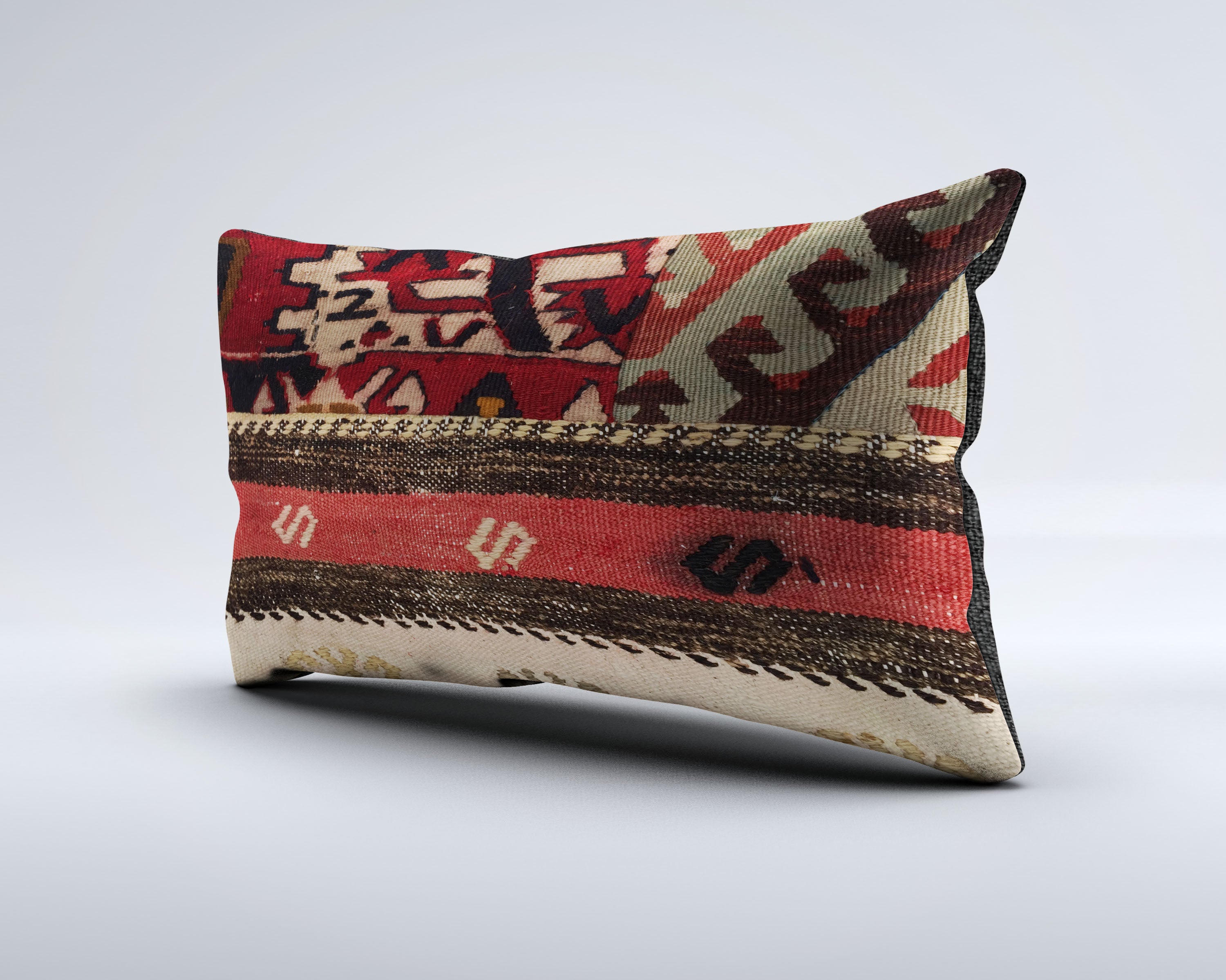 Vintage Turkish Kilim Cushion Cover, Pillowcase 30x50 cm 35399