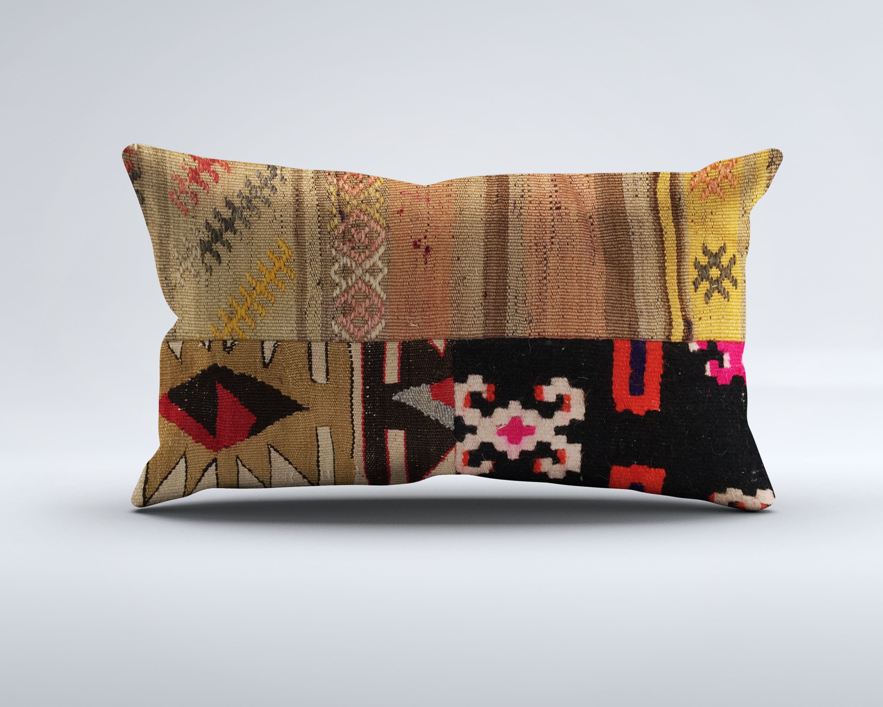 Vintage Turkish Kilim Cushion Cover, Pillowcase 30x50 cm 35403