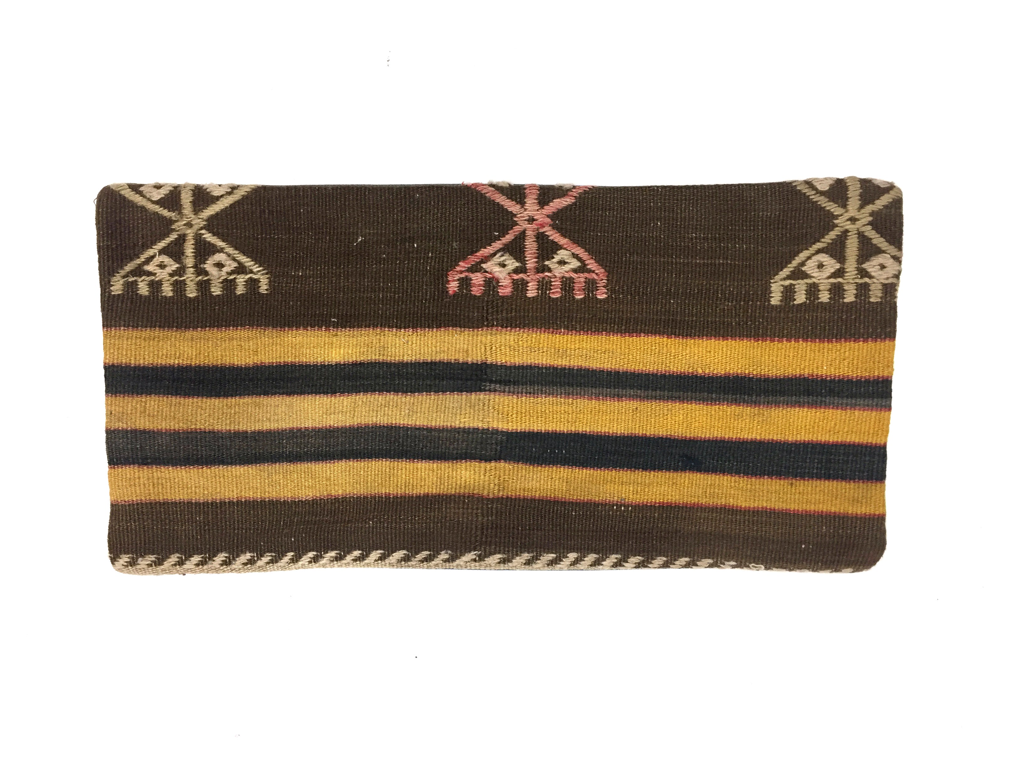 Kilim Pillow Cover 30x60 cm Meditation Bench Cushion Tapis Kelim Teppich Boho