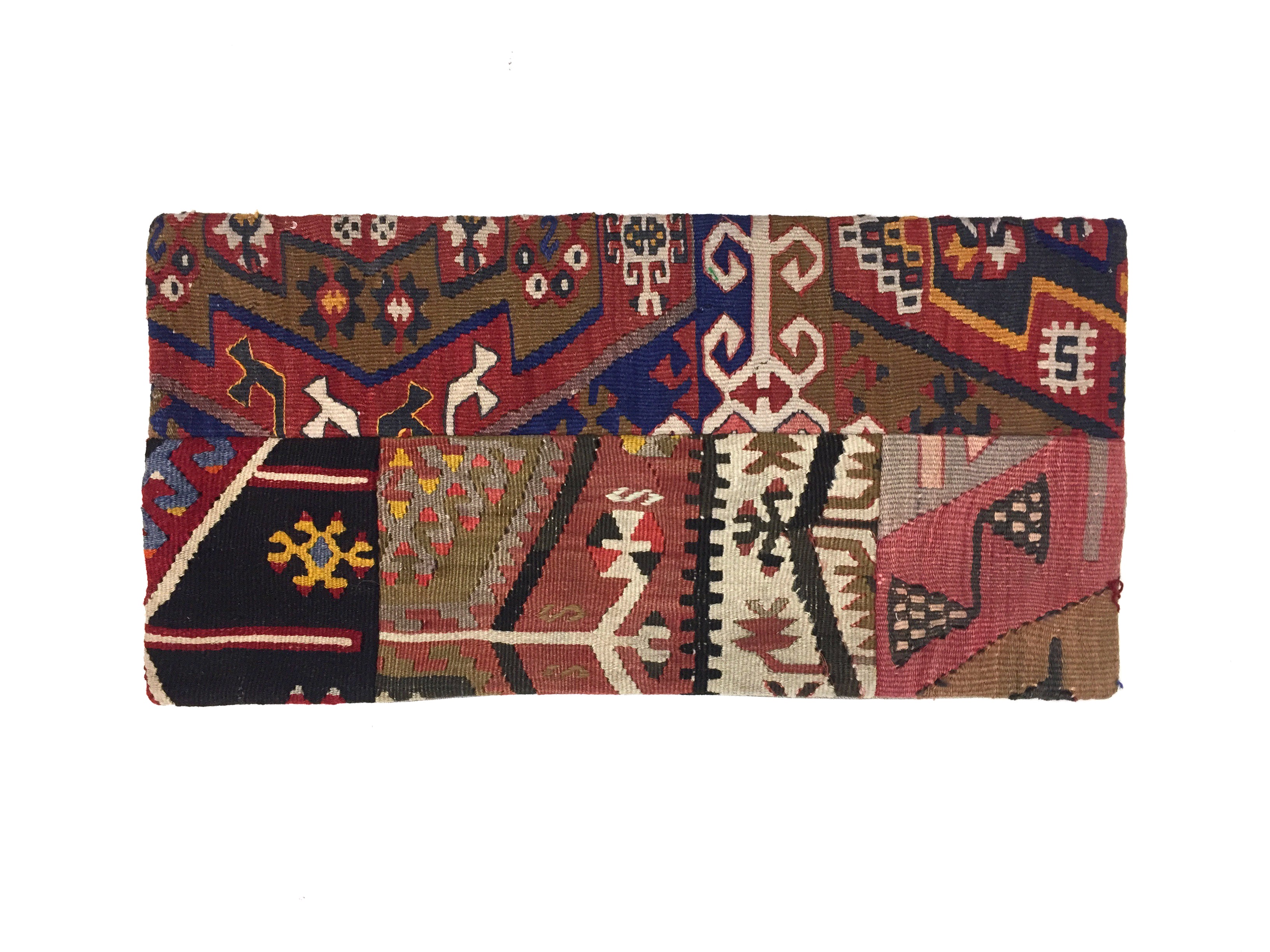 Kilim Pillow Cover 30x60 cm Meditation Bench Cushion Tapis Kelim Teppich Boho