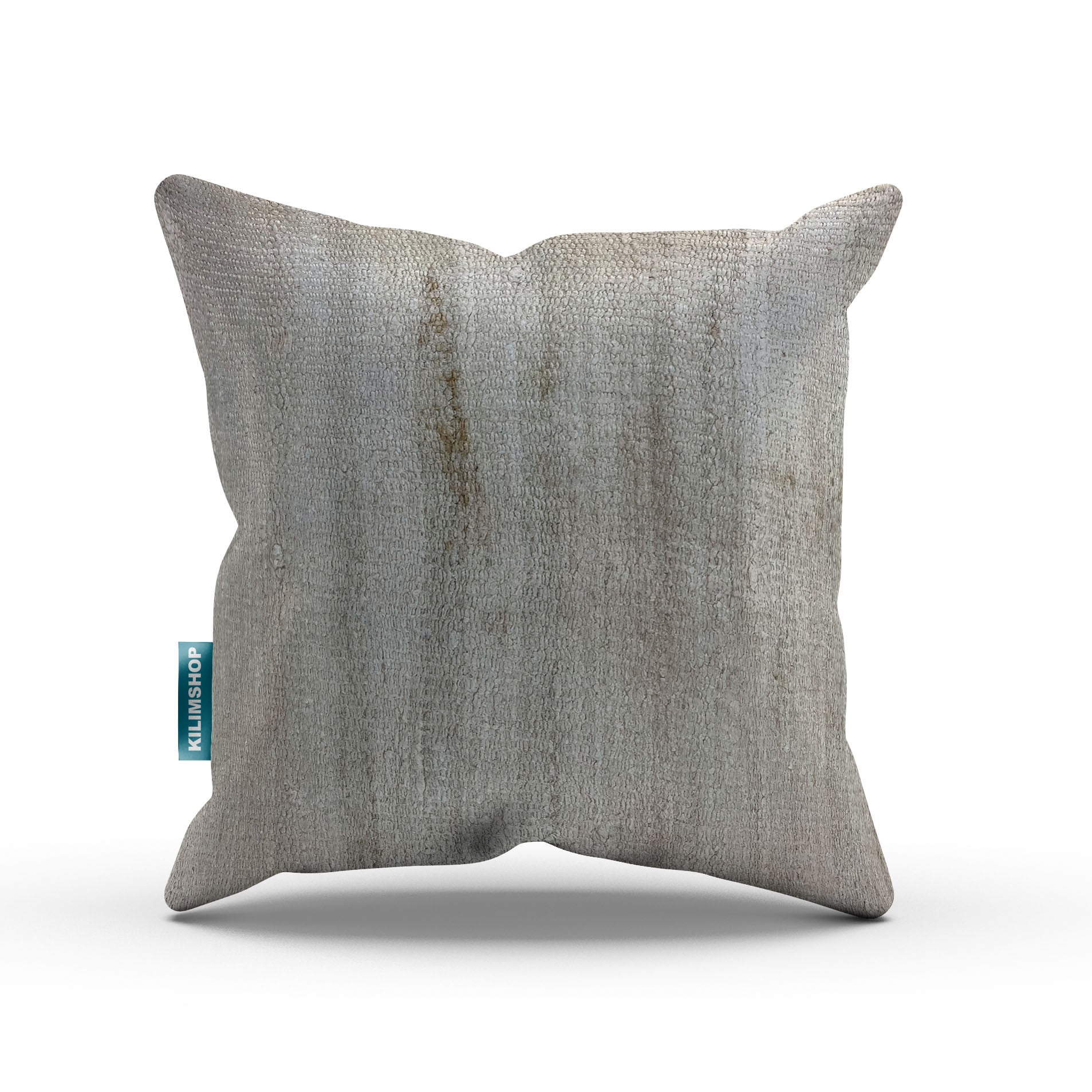 Vintage Kilim Cushion Cover 40x40 cm Square Wool Kelim Pillow Moroccan Decor