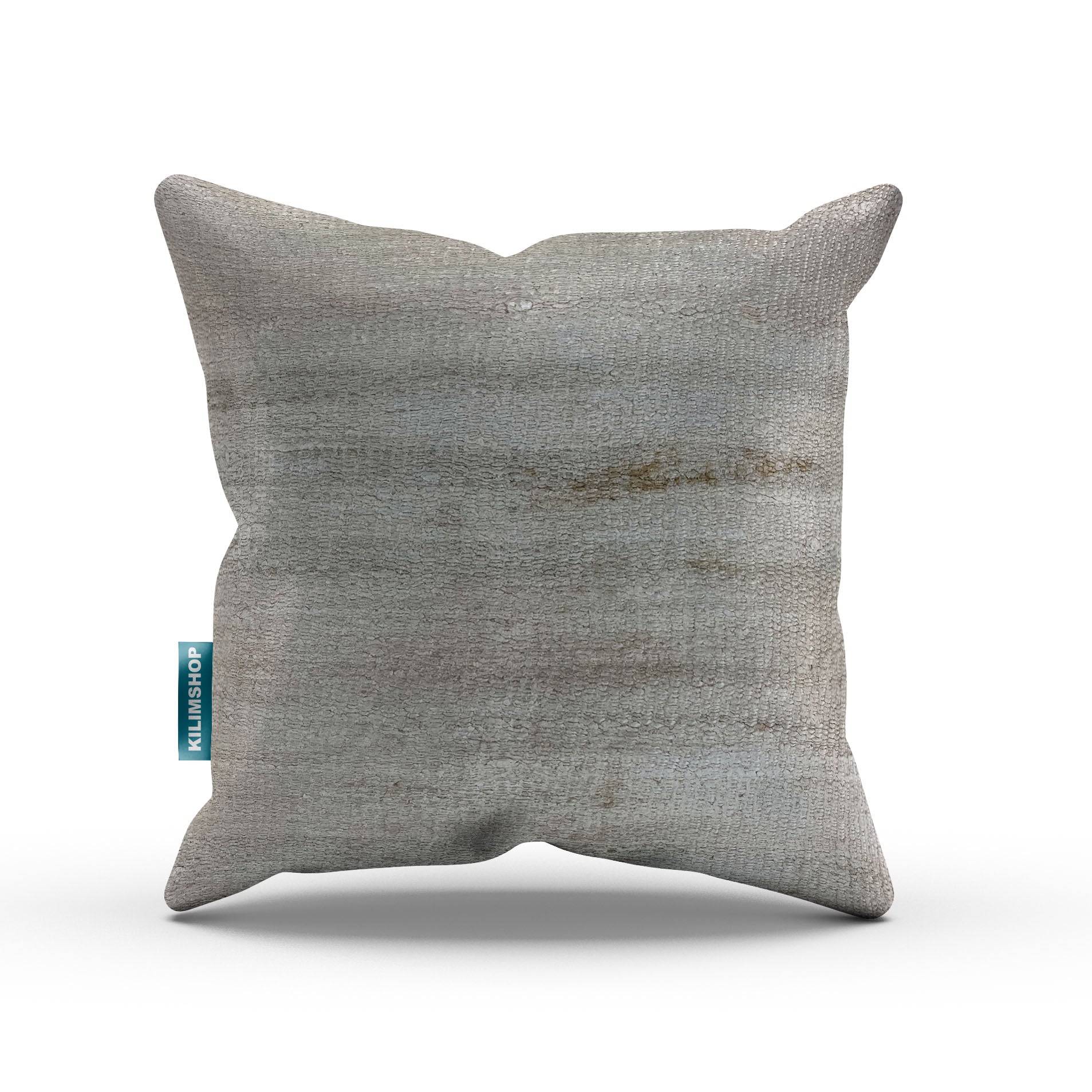 Vintage Kilim Cushion Cover 40x40 cm Square Wool Kelim Pillow Moroccan Decor