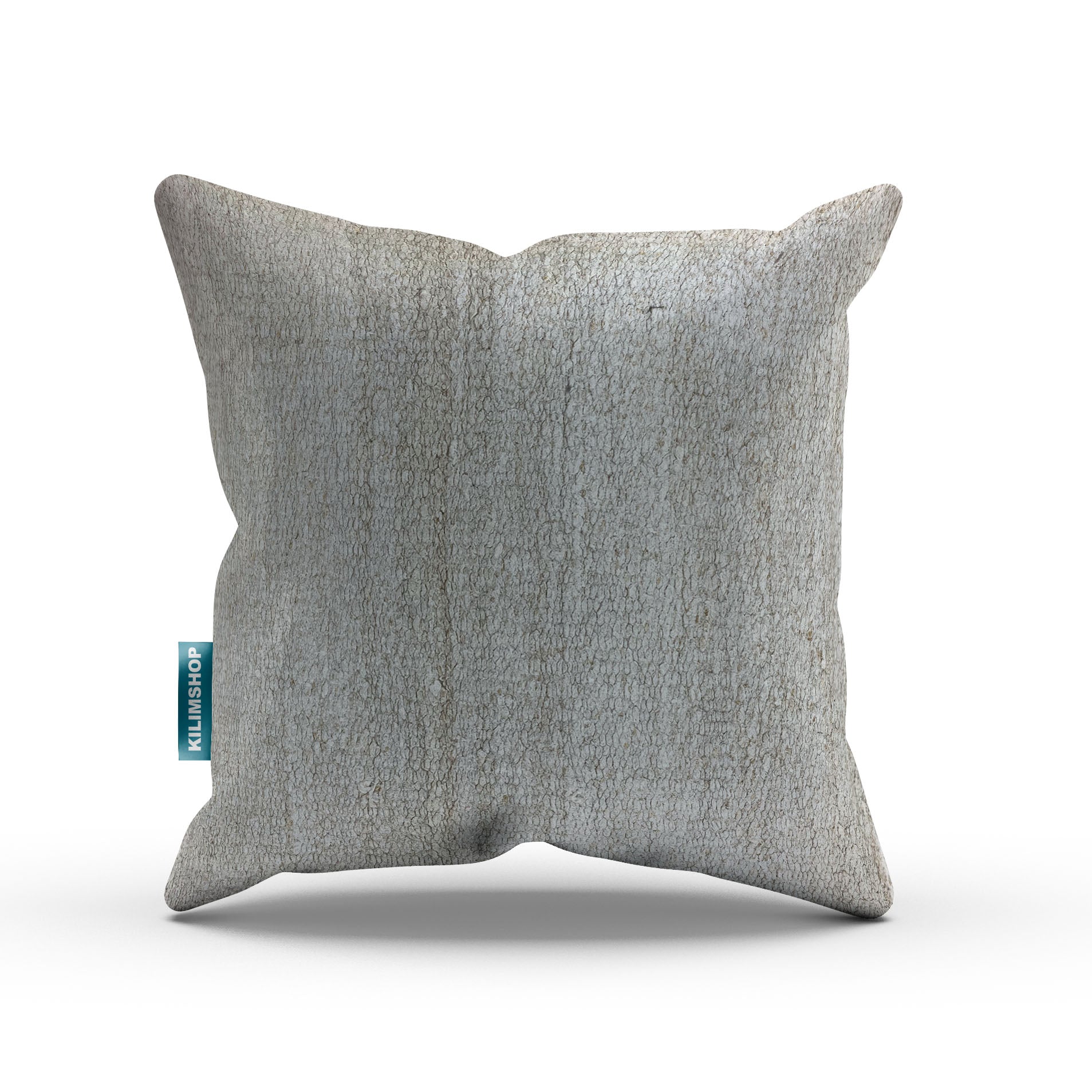 Vintage Kilim Cushion Cover 40x40 cm Square Wool Kelim Pillow Moroccan Decor