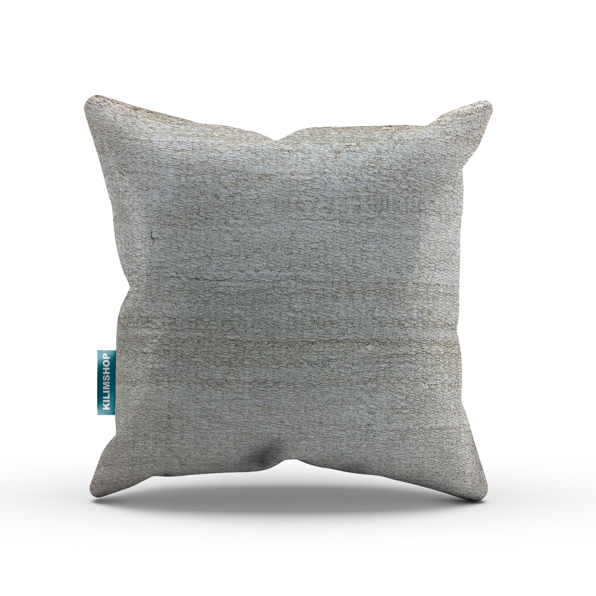 Vintage Kilim Cushion Cover 40x40 cm Square Wool Kelim Pillow Moroccan Decor