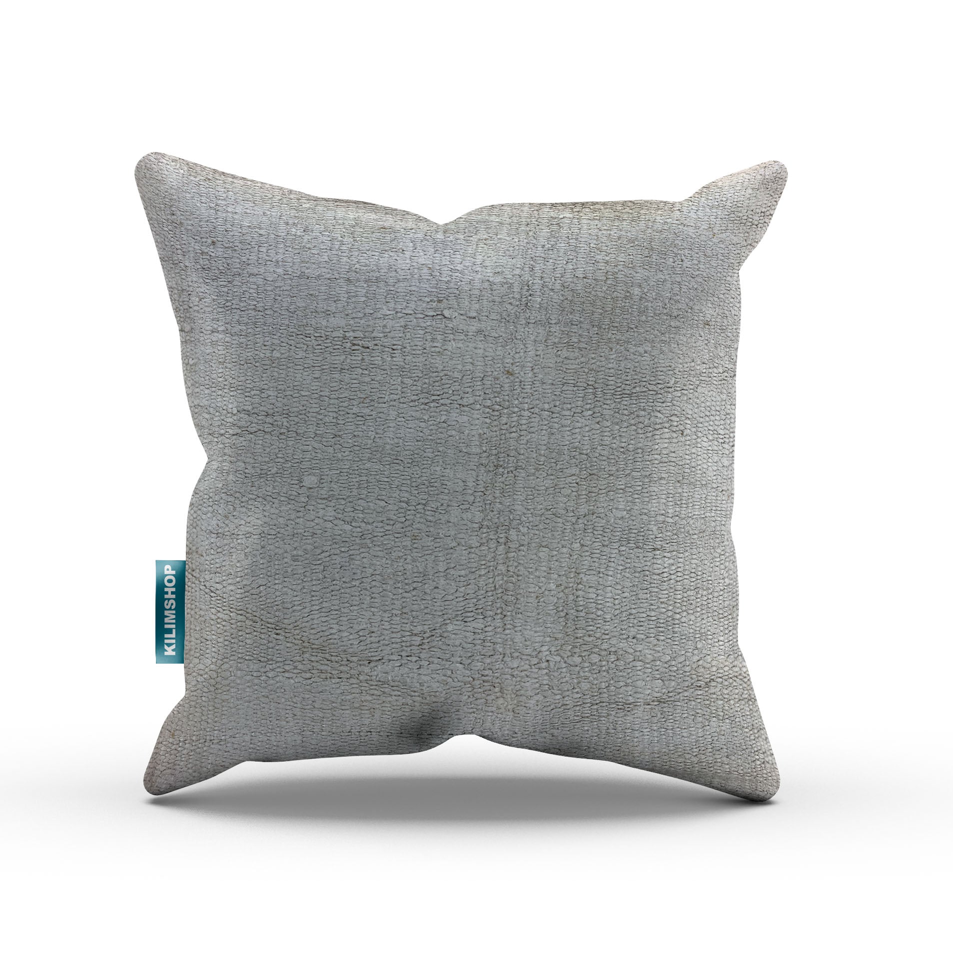 Vintage Kilim Cushion Cover 40x40 cm Square Wool Kelim Pillow Moroccan Decor