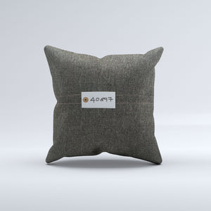 Carpet Cushion Cover, Pillow Case 40x40 cm Turkish Kilim, Handmade  40897