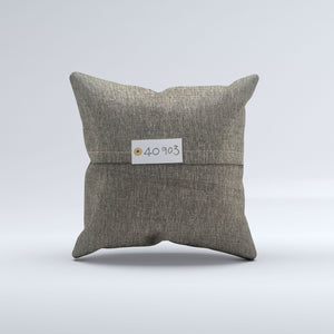 Carpet Cushion Cover, Pillow Case 40x40 cm Turkish Kilim, Handmade  40903