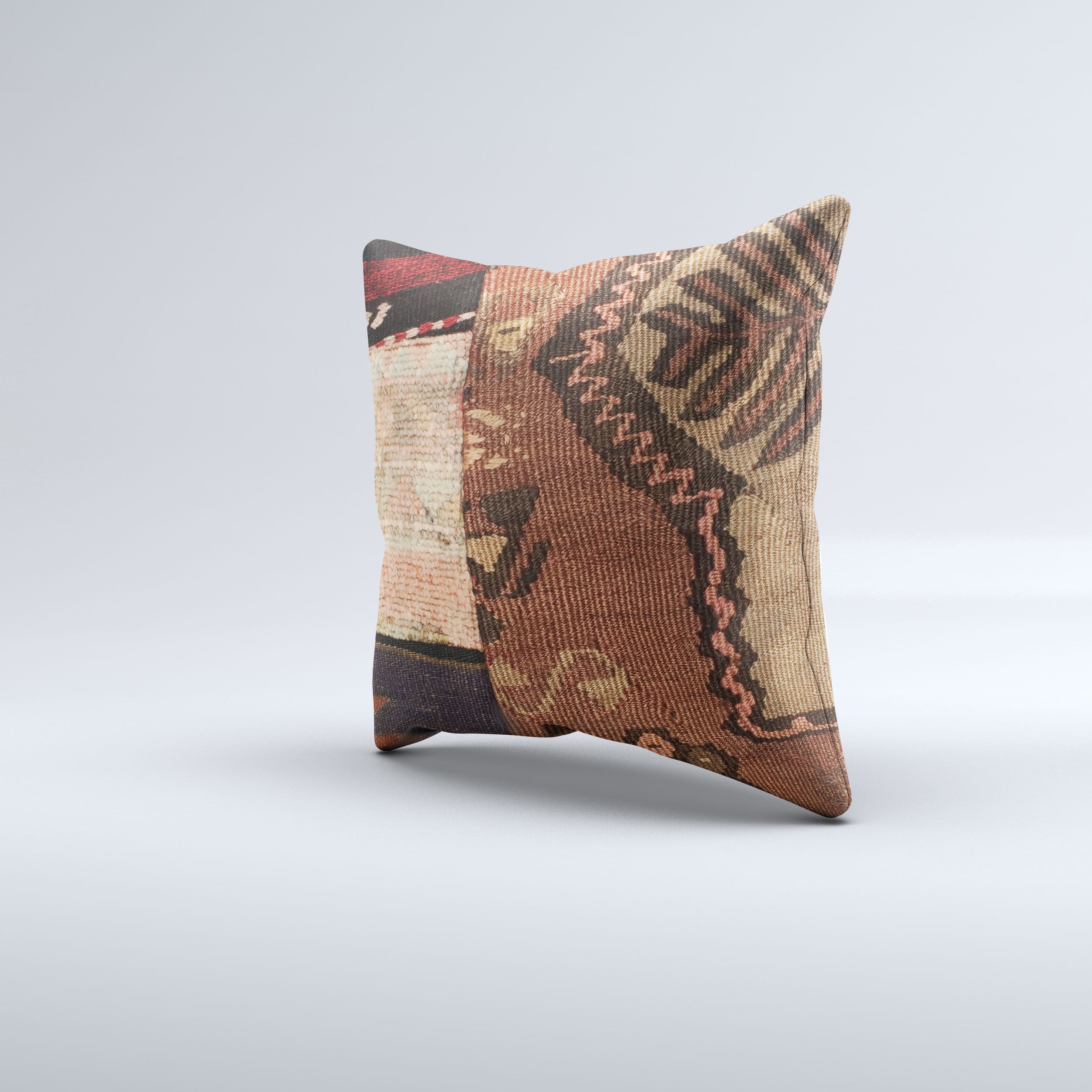 Carpet Cushion Cover, Pillow Case 40x40 cm Turkish Kilim, Handmade  40910