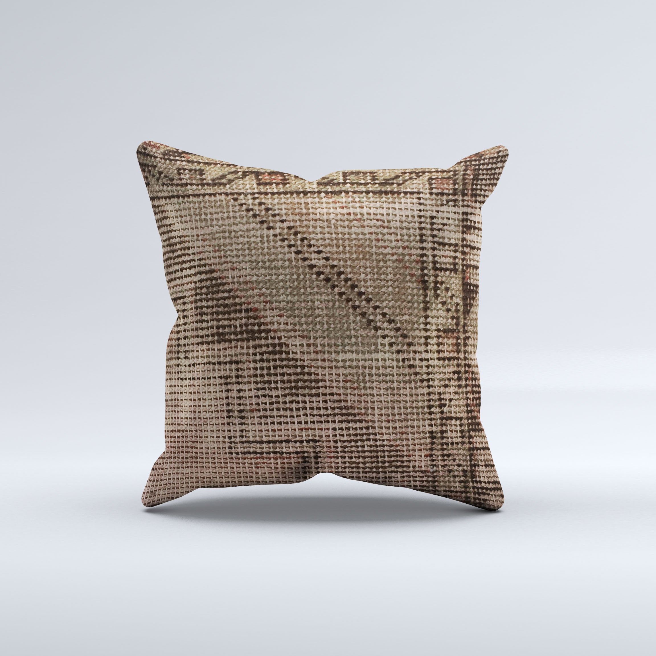 Carpet Cushion Cover, Pillow Case 40x40 cm Turkish Kilim, Handmade  40924