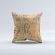 Carpet Cushion Cover, Pillow Case 40x40 cm Turkish Kilim, Handmade  40926