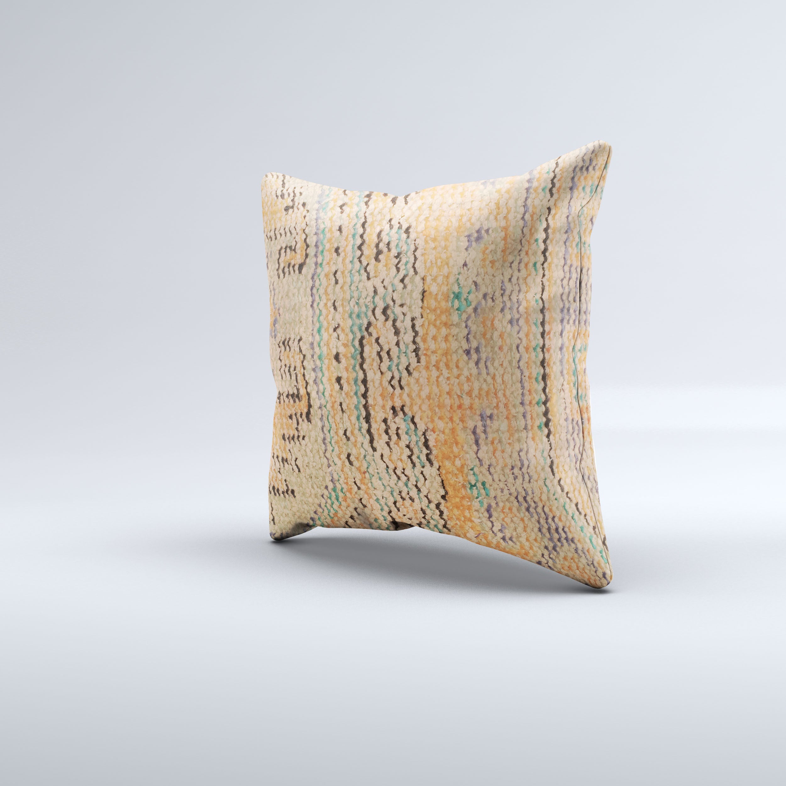 Carpet Cushion Cover, Pillow Case 40x40 cm Turkish Kilim, Handmade  40926