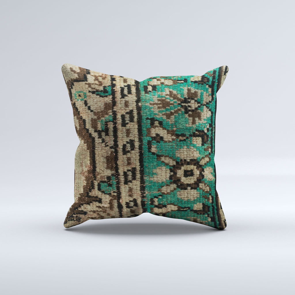 Carpet Cushion Cover, Pillow Case 40x40 cm Turkish Kilim, Handmade  40928