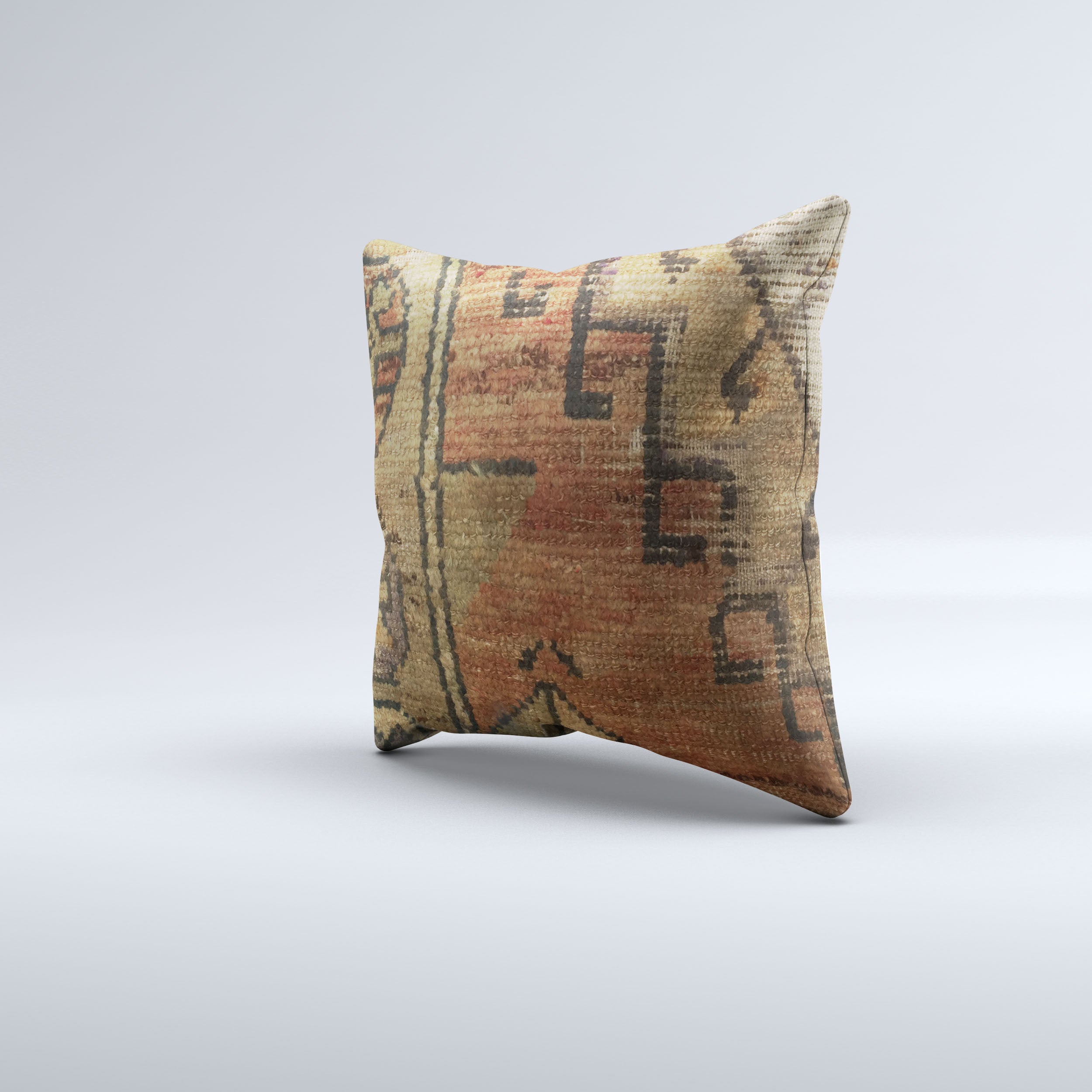 Carpet Cushion Cover, Pillow Case 40x40 cm Turkish Kilim, Handmade  40930