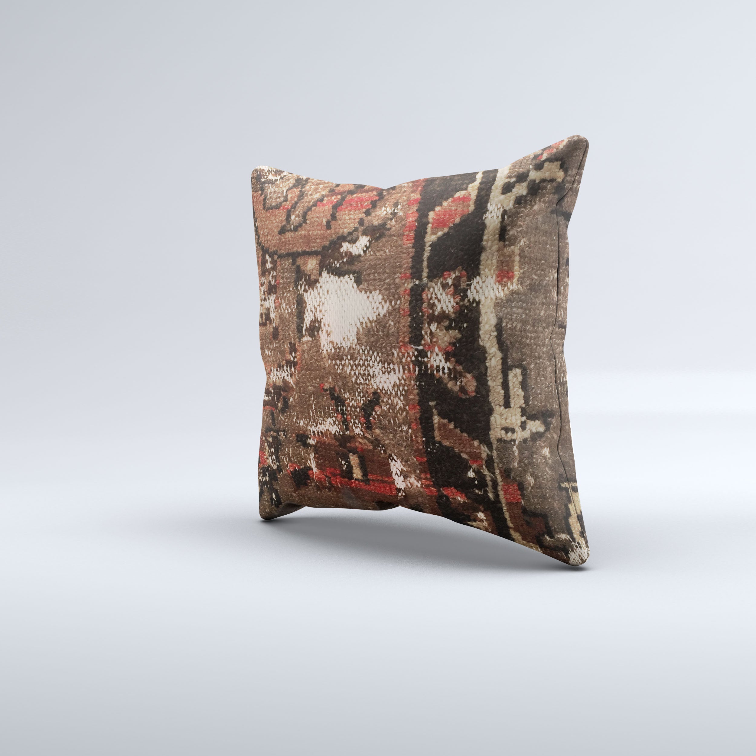 Carpet Cushion Cover, Pillow Case 40x40 cm Turkish Kilim, Handmade  40932