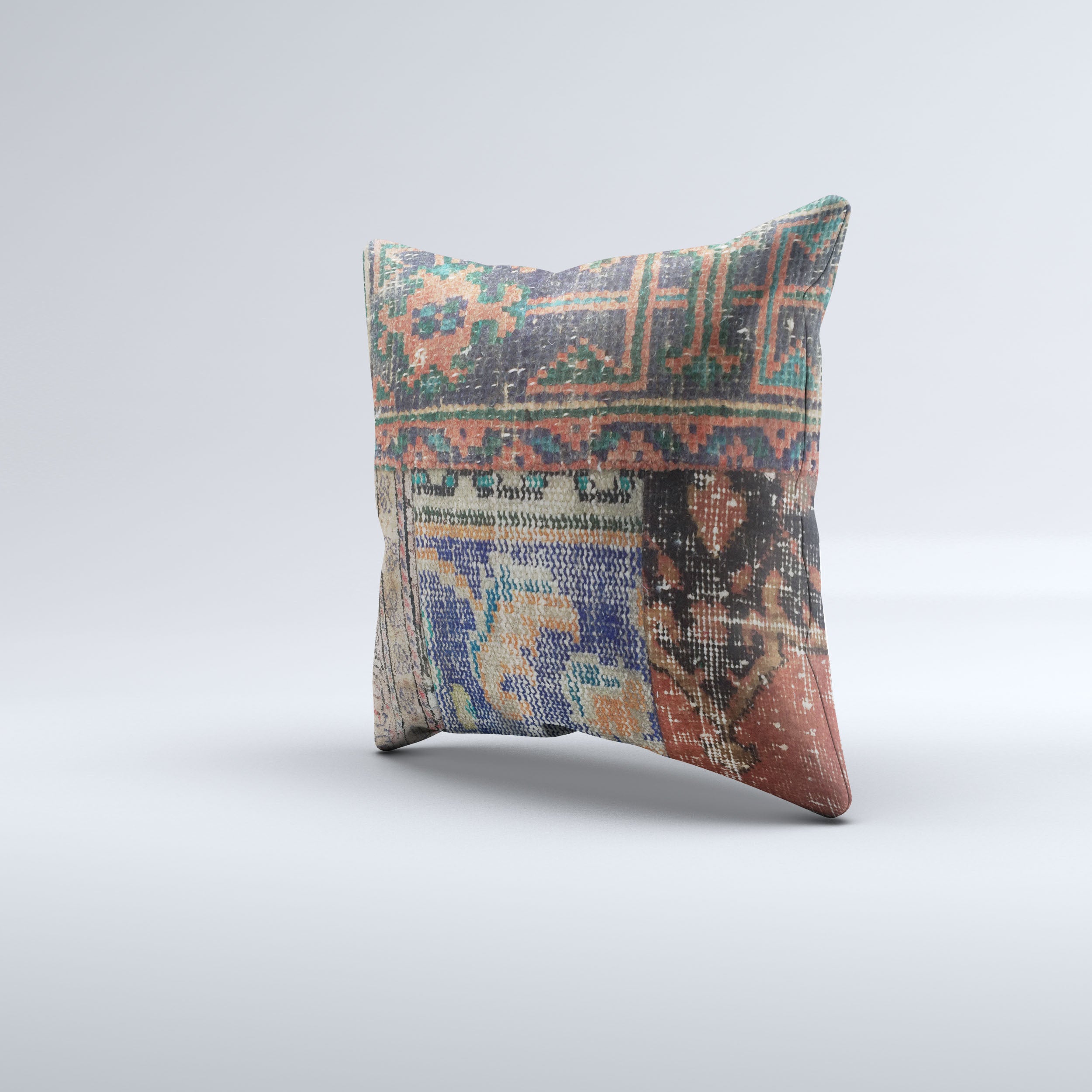 Carpet Cushion Cover, Pillow Case 50x50cm Turkish Kilim, Handmade  50535