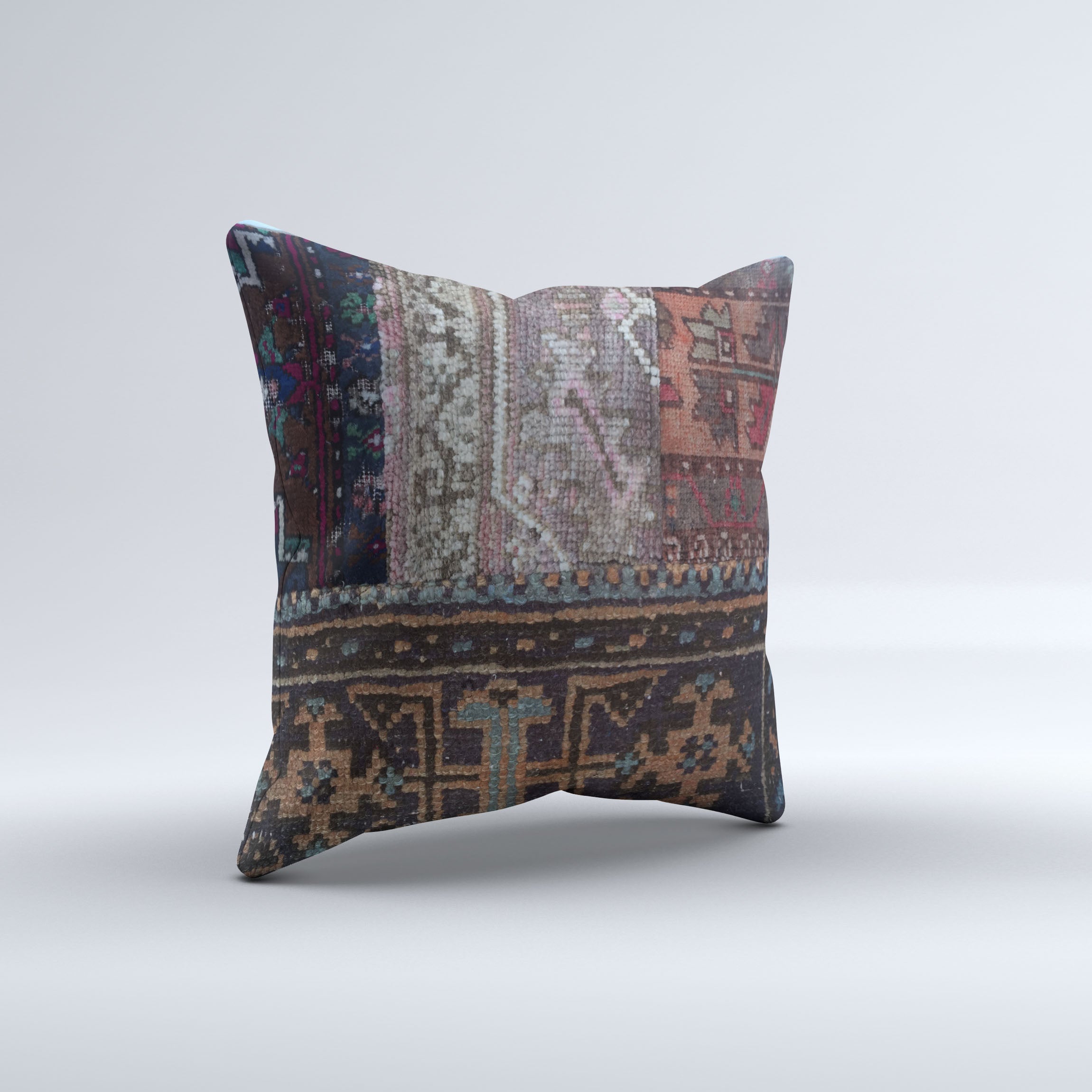 Carpet Cushion Cover, Pillow Case 50x50cm Turkish Kilim, Handmade  50543