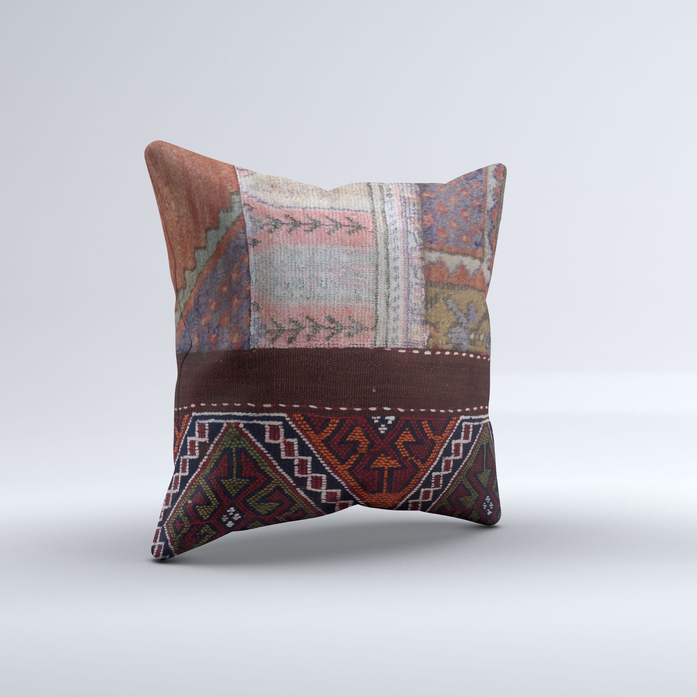 Carpet Cushion Cover, Pillow Case 50x50cm Turkish Kilim, Handmade  50547