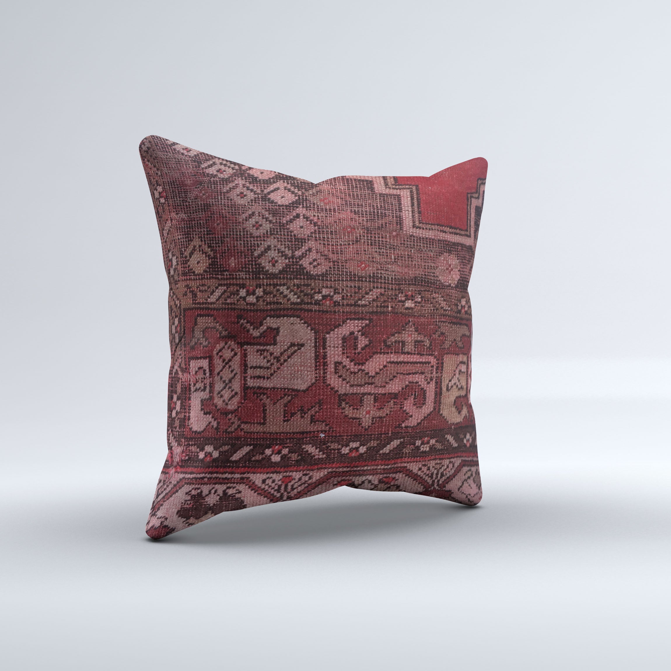 Carpet Cushion Cover, Pillow Case 50x50cm Turkish Kilim, Handmade  50550
