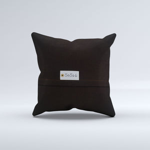 Vintage Turkish Kilim Cushion Cover 50x50 cm Square Wool Kelim Pillowcase 50566