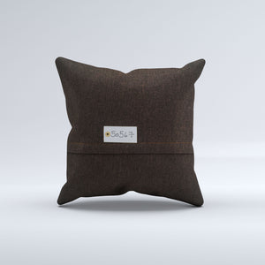Vintage Turkish Kilim Cushion Cover 50x50 cm Square Wool Kelim Pillowcase 50567