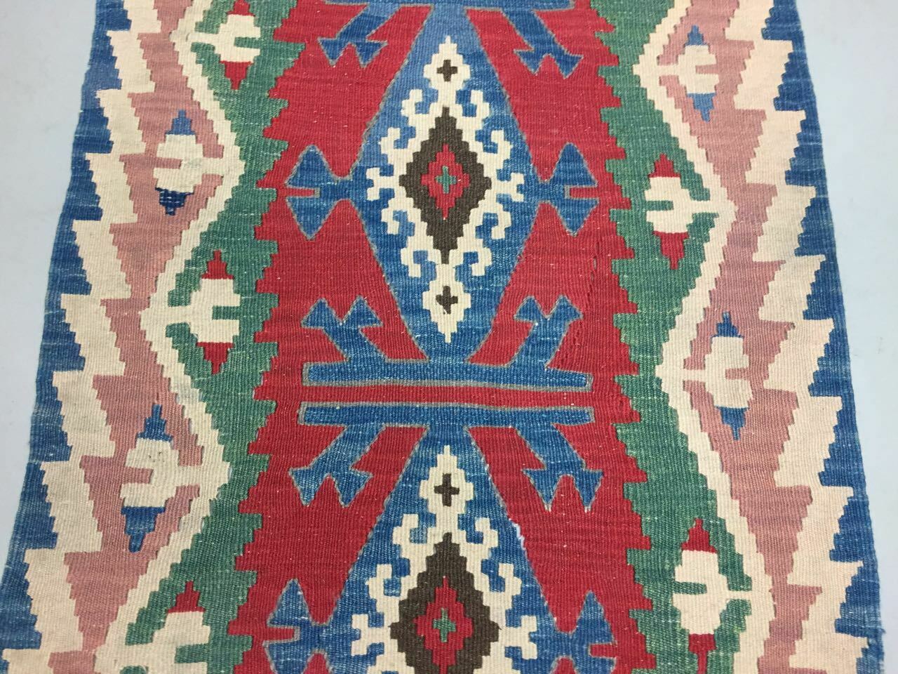 Tribal Turkish Kilim Rug Runner 262x75 cm shabby vintage old  Kelim rug Antiques:Carpets & Rugs kilimshop.myshopify.com