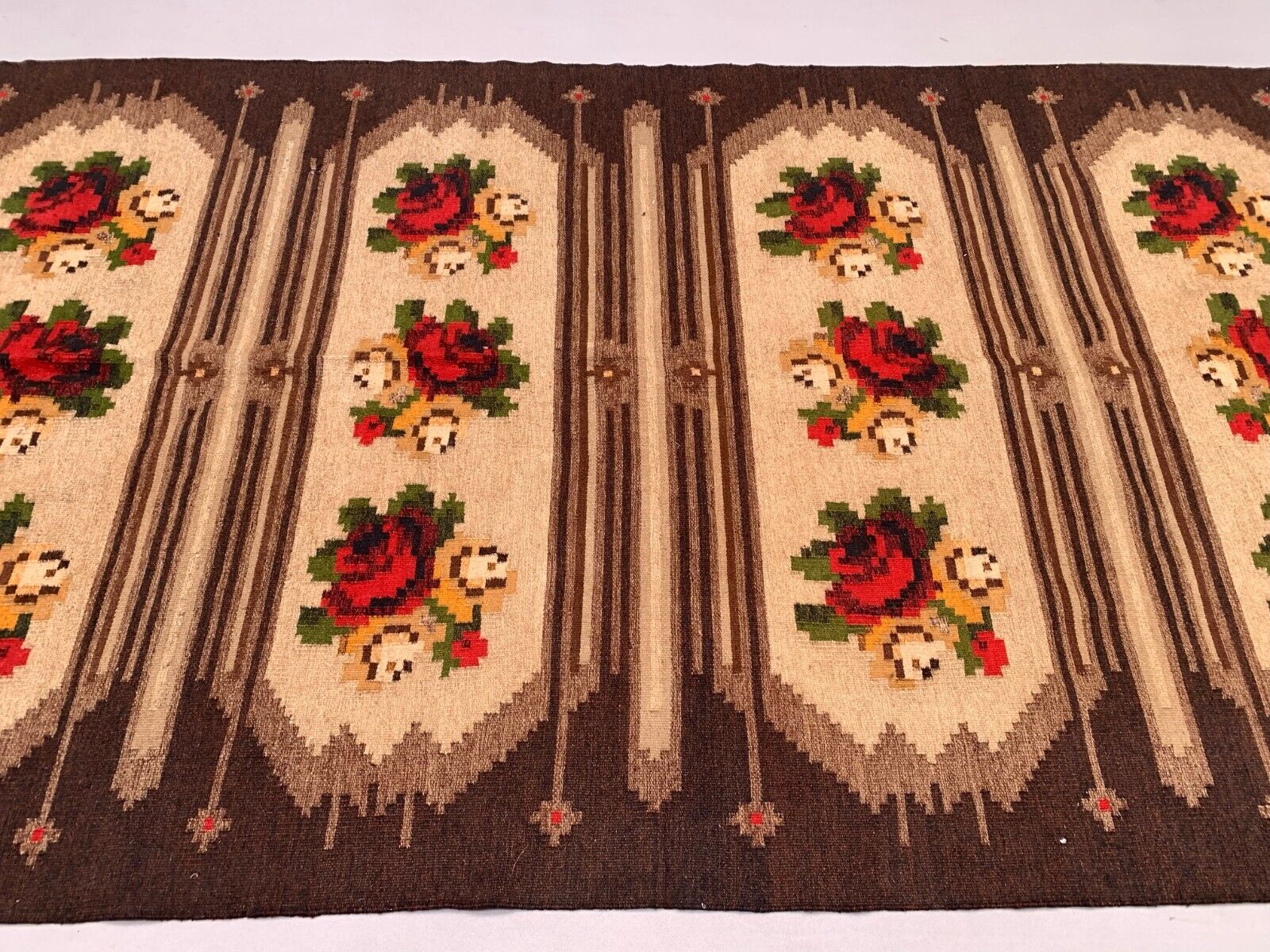 Vintage Moldovan Kilim 270x156 cm Kelim Wool Rug Large
