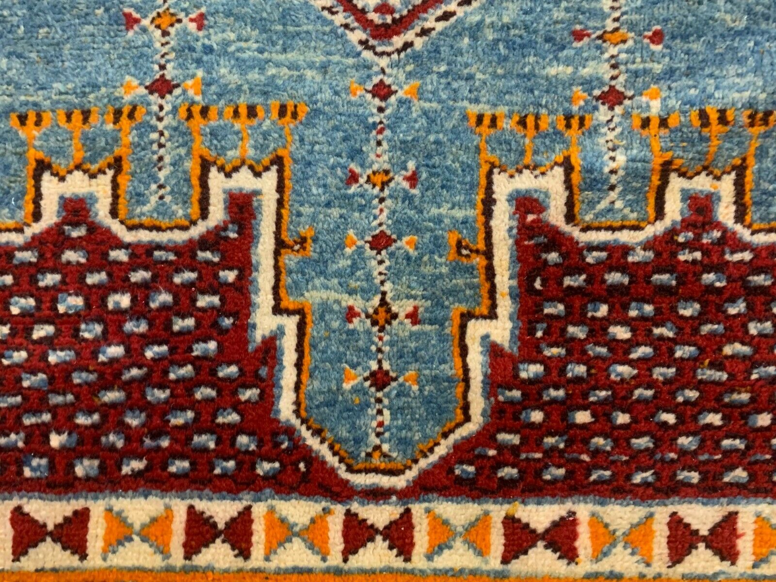 Vintage Moroccan Rug 250x146 cm Tazenacht Berber Atlas, Tribal kilimshop.myshopify.com