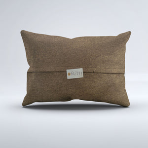 Vintage Turkish Kilim Cushion Cover 60x40 cm Square Wool Kelim Pillowcase 64711