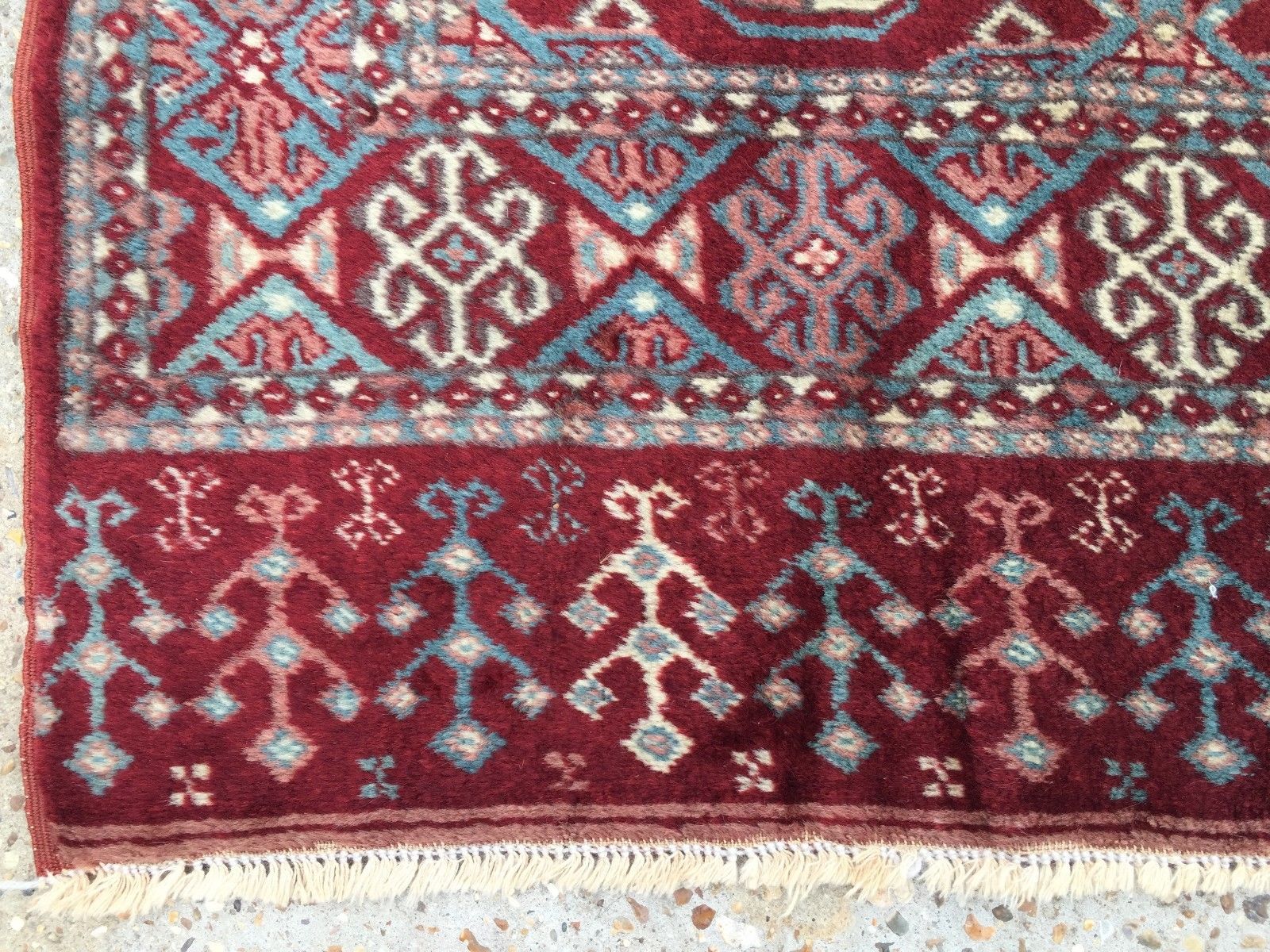 Turkish Vintage double sided Rug vegetable dye 175x132cm Persian Tribal boho old Antiques:Carpets & Rugs kilimshop.myshopify.com