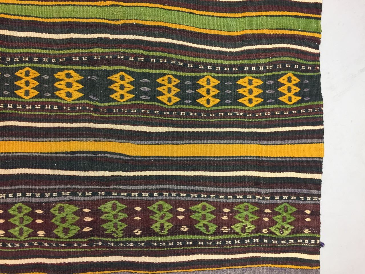 Antique Turkish Kilim Rug shabby vintage old wool boho Kelim 203x141cm Large Antiques:Carpets & Rugs kilimshop.myshopify.com