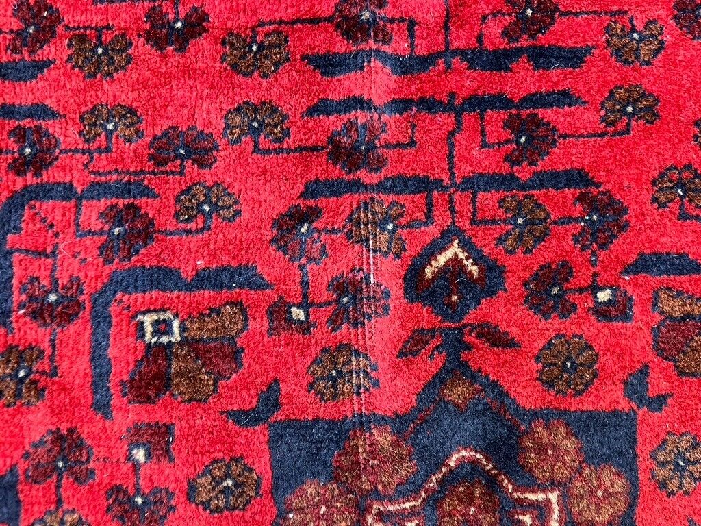 Afghan Khal Mohammadi Rug 300x195 cm, Vintage Turkoman Ersari Rug