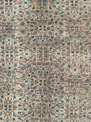 Vintage Turkish Rug 289x193 cm, Tribal Wool Carpet Large
