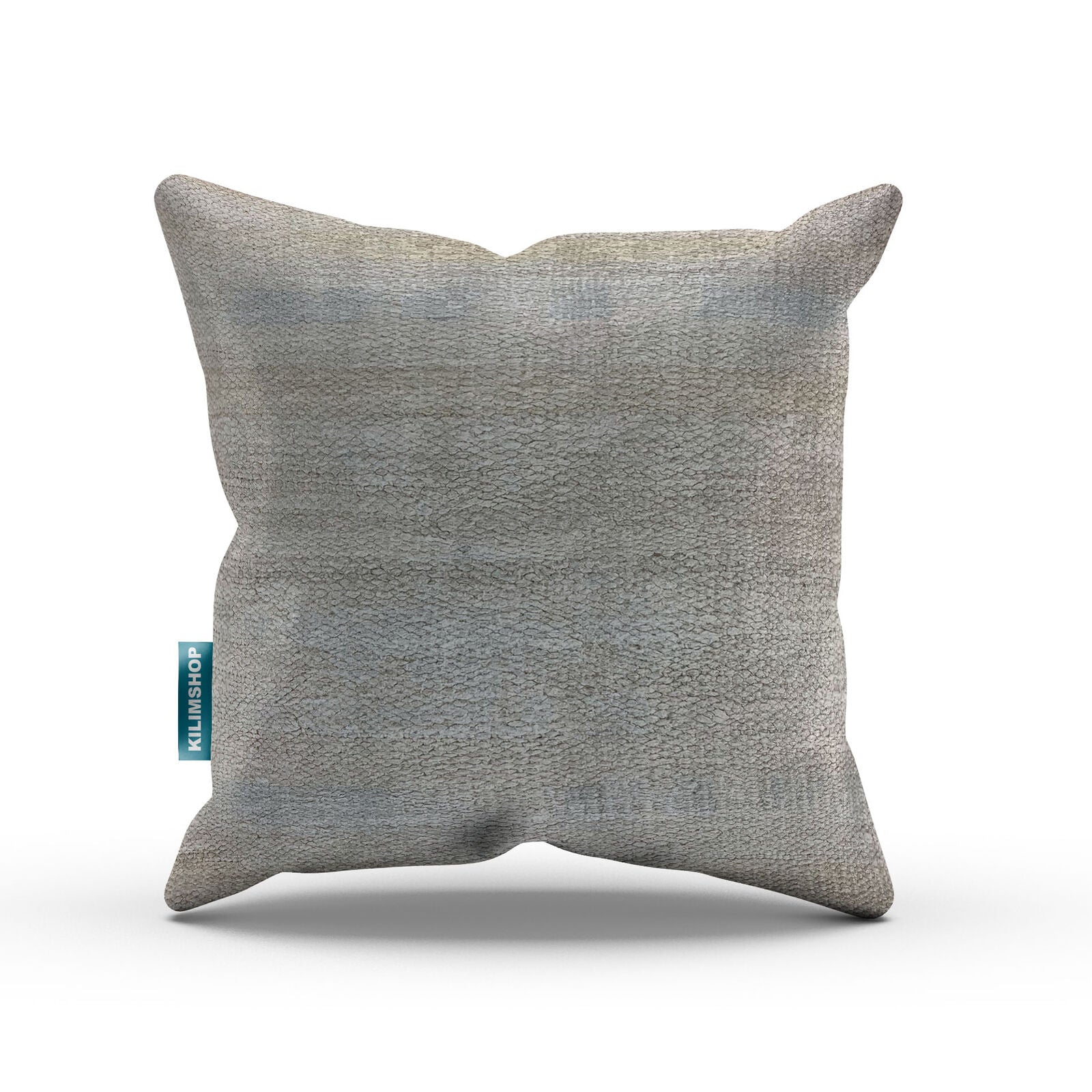 Vintage Kilim Cushion Cover 40x40 cm Square Wool Kelim Pillow Moroccan Decor