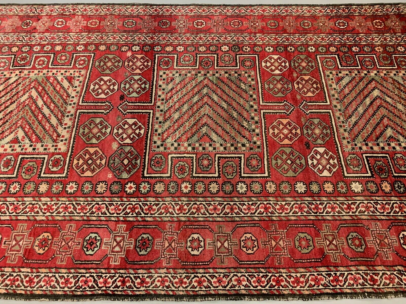 Antique Malayer Rug 320x164 cm Vintage Carpet, large, Red kilimshop.myshopify.com