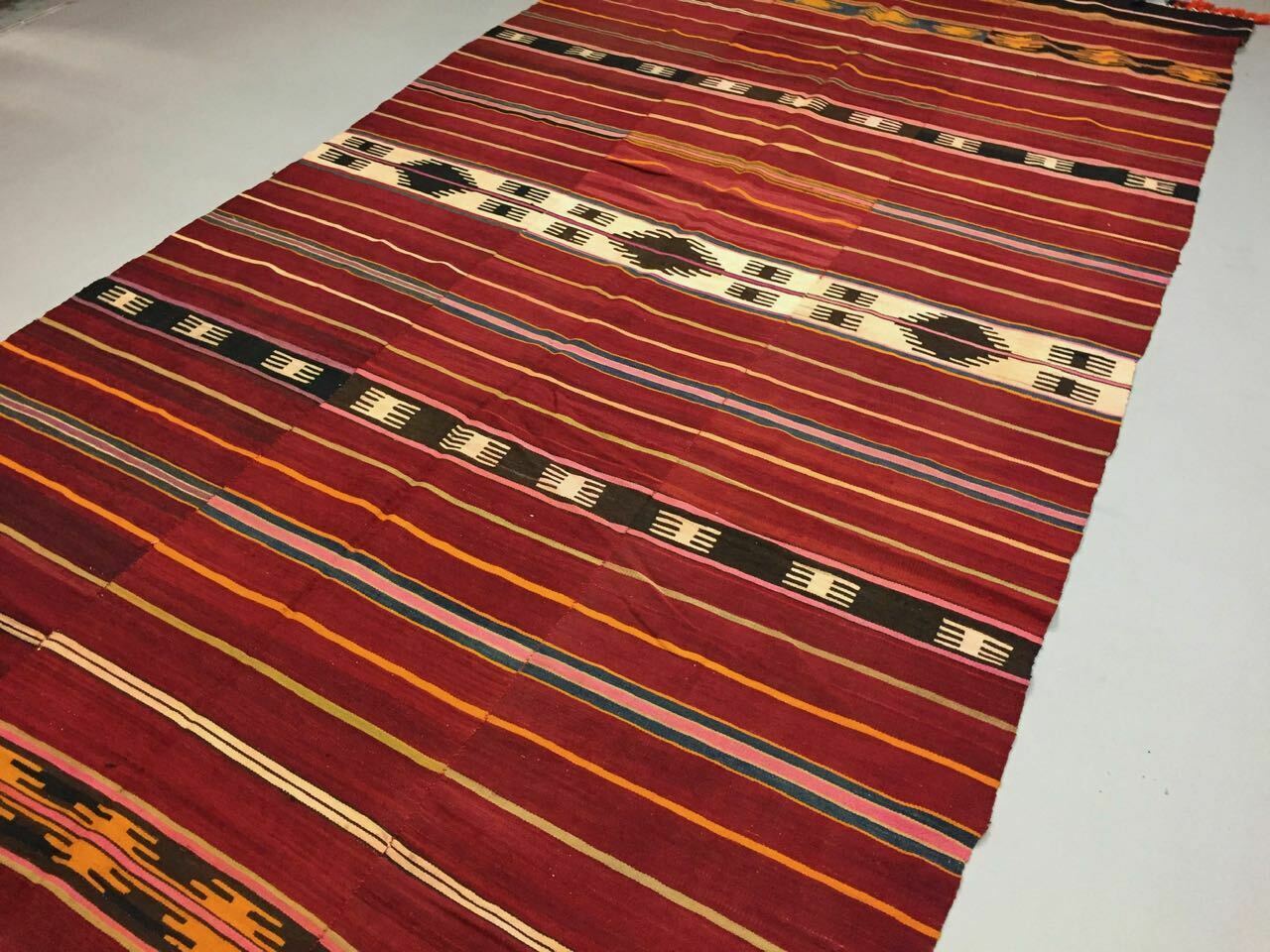 Vintage Turkish Kilim Kelim Rug shabby chic wool,Moroccan boho 328x170 cm Large Antiques:Carpets & Rugs kilimshop.myshopify.com