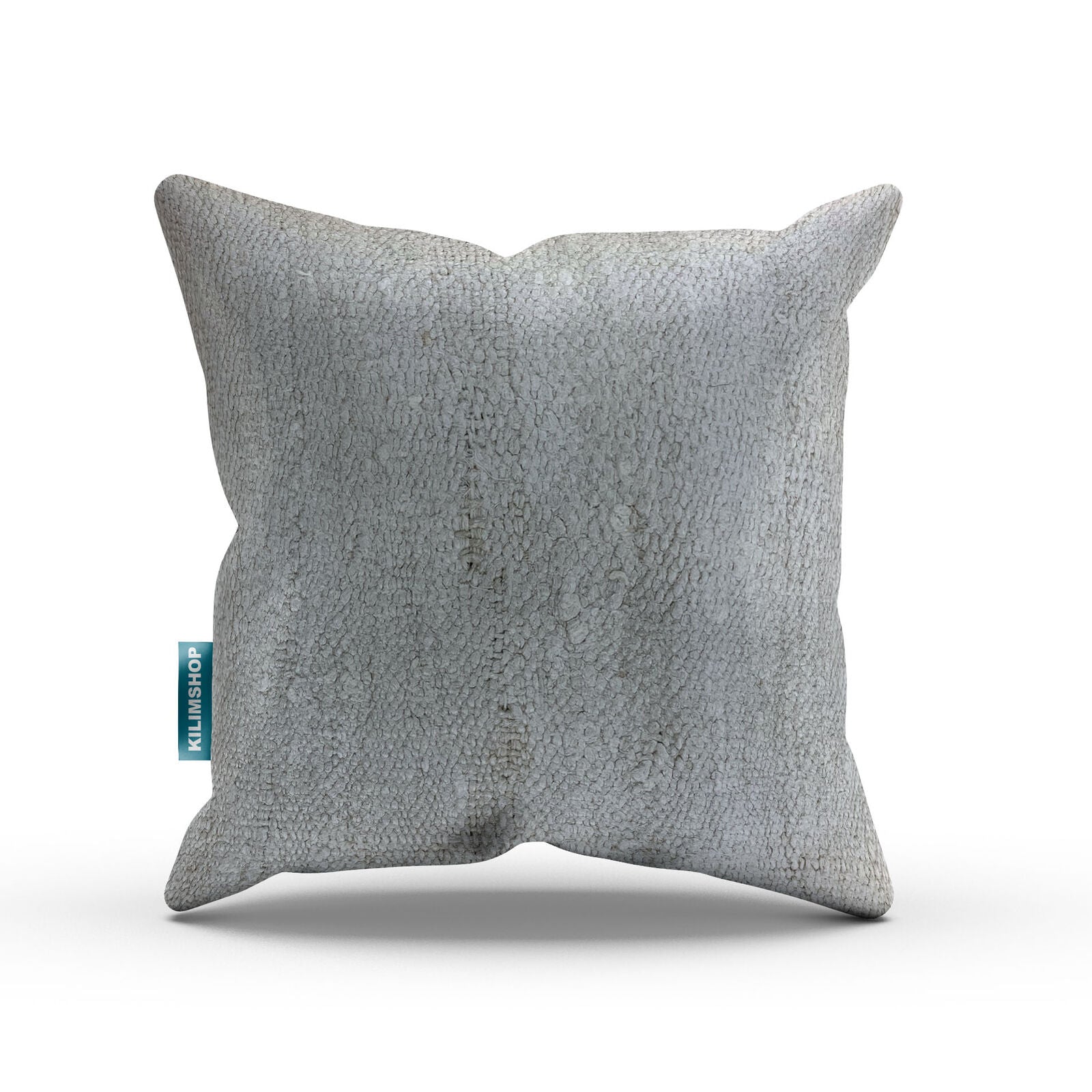 Vintage Kilim Cushion Cover 40x40 cm Square Wool Kelim Pillow Moroccan Decor